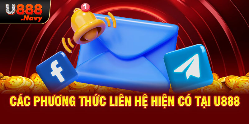 Các phương thức liên hệ hiện có tại U888