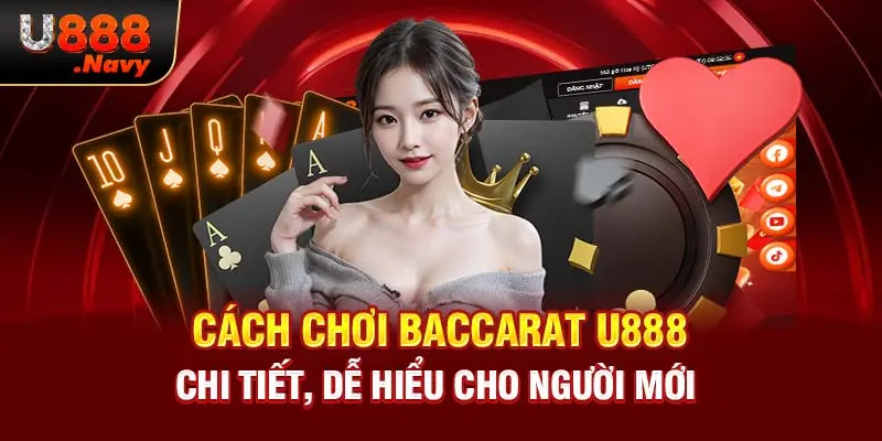 Cách chơi Baccarat U888 chi tiết, dễ hiểu cho người mới