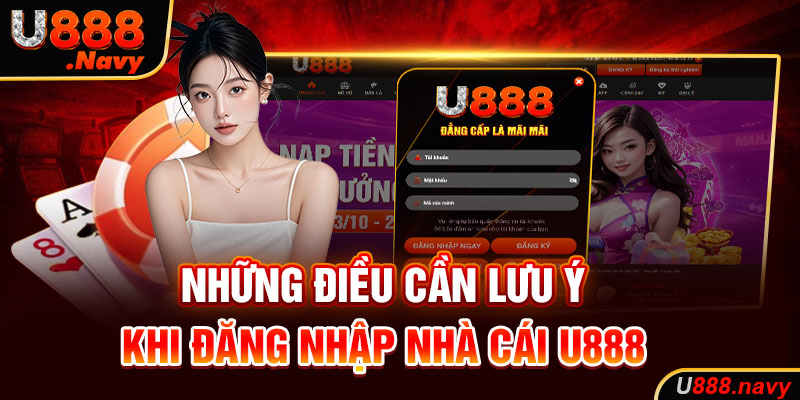 Những điều cần lưu ý khi đăng nhập nhà cái U888