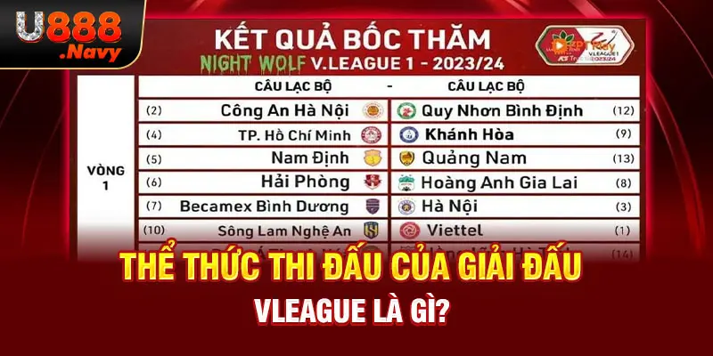 Thể thức thi đấu của giải đấu VLeague là gì?